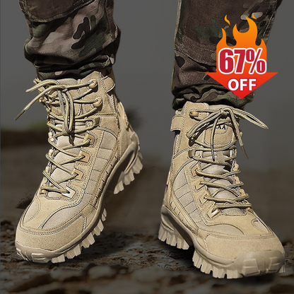 Botas deportivas tácticas: impermeables y con agarre antideslizante, puntera reforzada para uso en exteriores, entrenamiento y militar ⚡📦