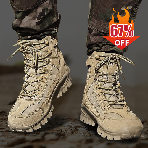 Botas deportivas tácticas: impermeables y con agarre antideslizante, puntera reforzada para uso en exteriores, entrenamiento y militar ⚡📦
