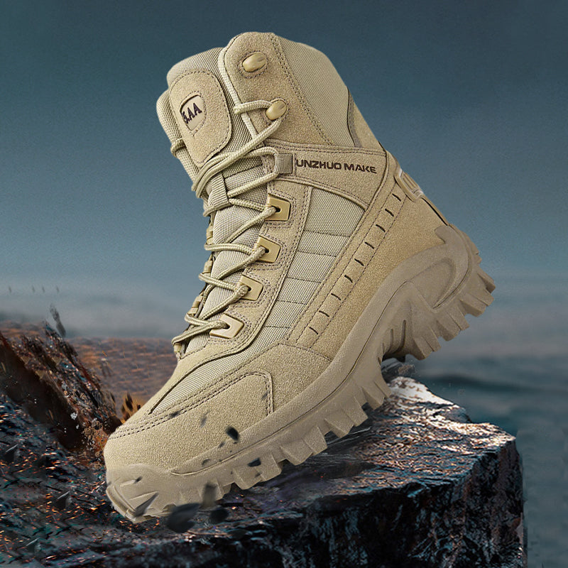 Botas deportivas tácticas: impermeables y con agarre antideslizante, puntera reforzada para uso en exteriores, entrenamiento y militar ⚡📦