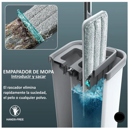 Trapero 2 Mopa plano con balde®