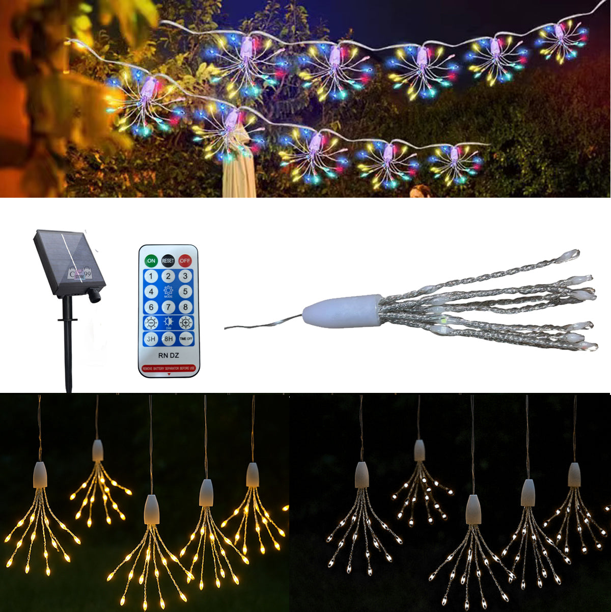 Luces Navideñás diseñó unicos solar