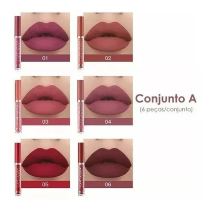 HANDAIYAN set x 6 labiales mate