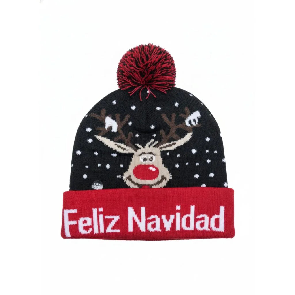 Gorros Navideños Con luces Compra 1 el otro Gratis 2x1