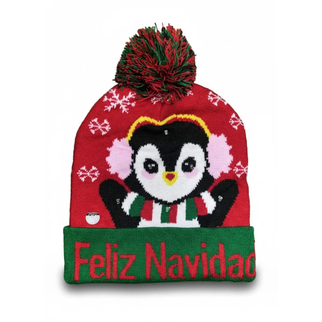 Gorros Navideños Con luces Compra 1 el otro Gratis 2x1