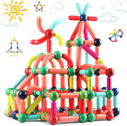 Juego de varillas de construcción Magnetic IQ™ 66 Piezas