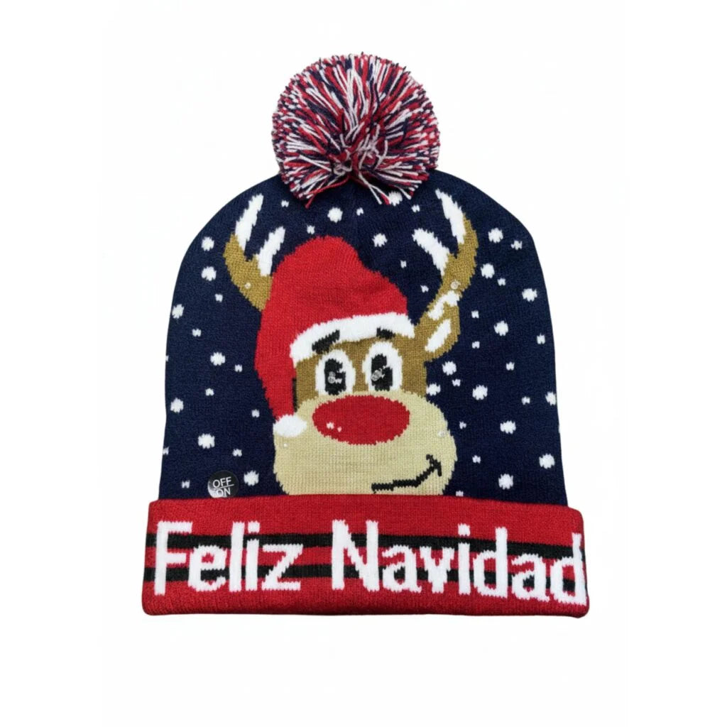 Gorros Navideños Con luces Compra 1 el otro Gratis 2x1