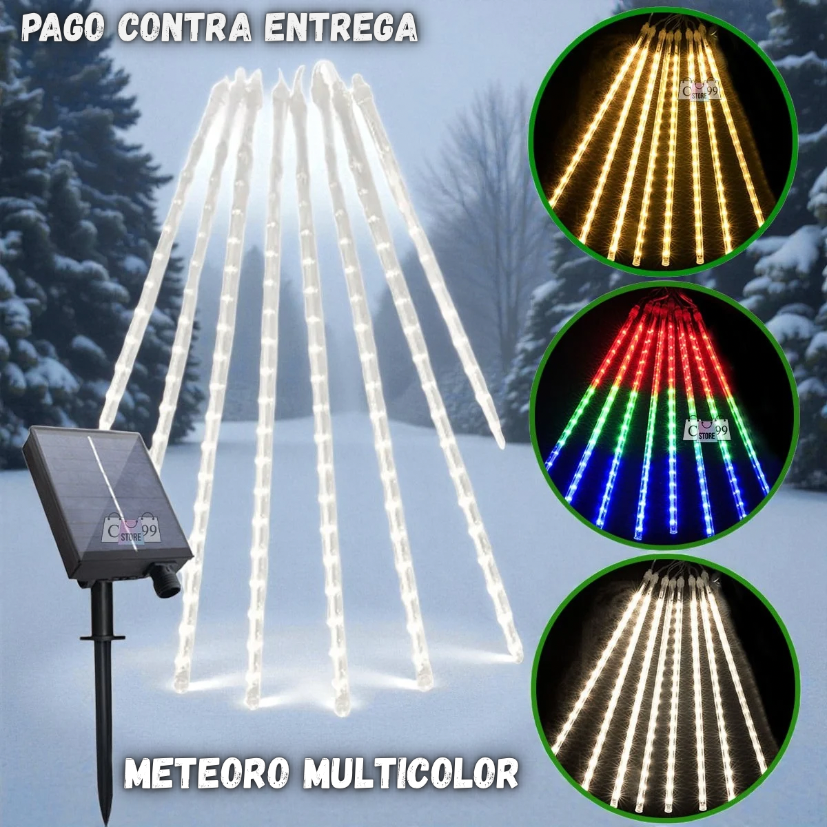 Luces Navideñás diseñó unicos solar