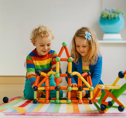 Juego de varillas de construcción Magnetic IQ™ 66 Piezas