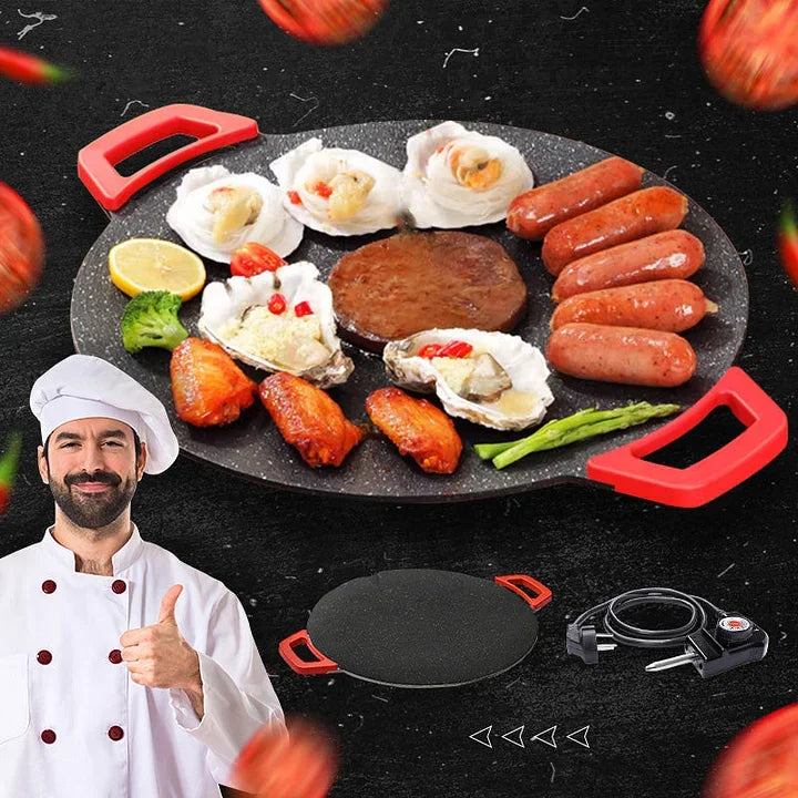 MAXGRILL® 100%ELECTRICA, PORTÁTIL Y LISTA PARA ASAR