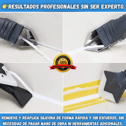 Kit completo de herramientas de calafateo 9 en 1 para juntas perfectas
