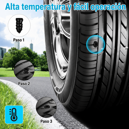 Kit x30 Tornillos Antipinchazos para motos y cacrros