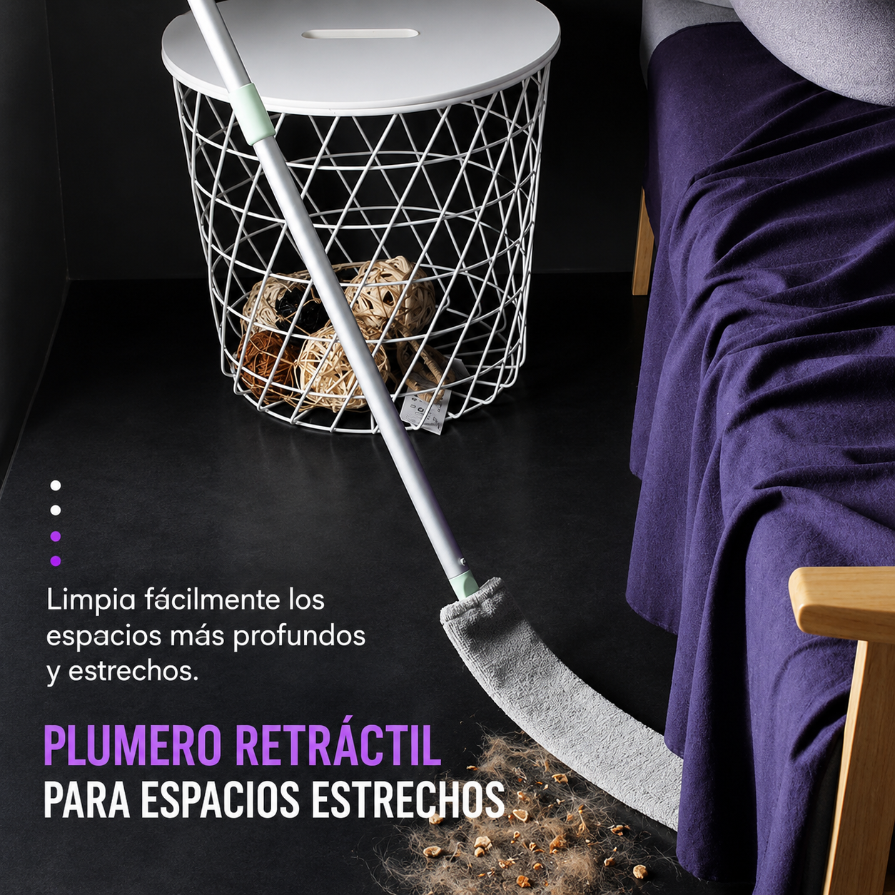 Cepillo limpiador De Polvo Flexible Micr