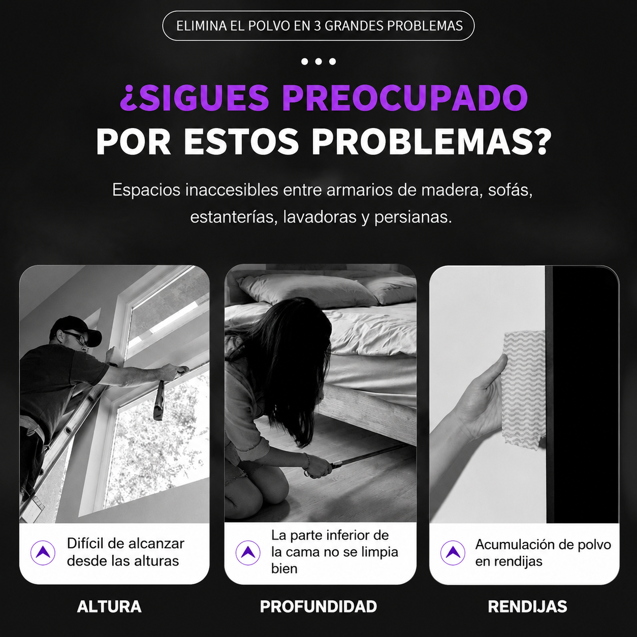 Cepillo limpiador De Polvo Flexible Micr