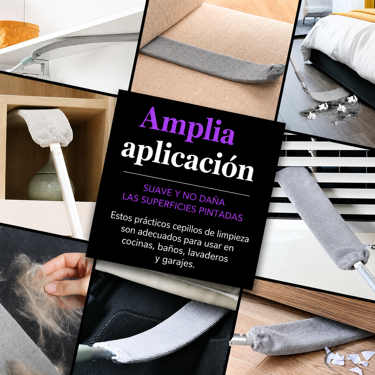 Cepillo limpiador De Polvo Flexible Micr