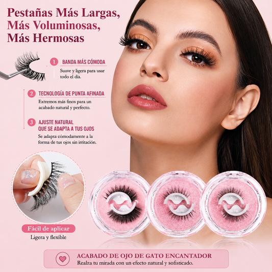 PESTAÑAS AUTOADHESIVAS X 1