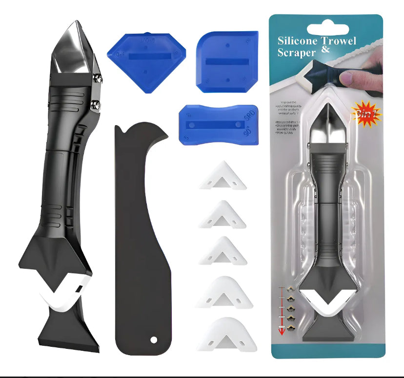 Kit completo de herramientas de calafateo 9 en 1 para juntas perfectas