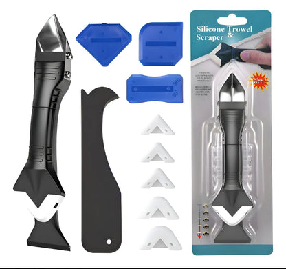 Kit completo de herramientas de calafateo 9 en 1 para juntas perfectas