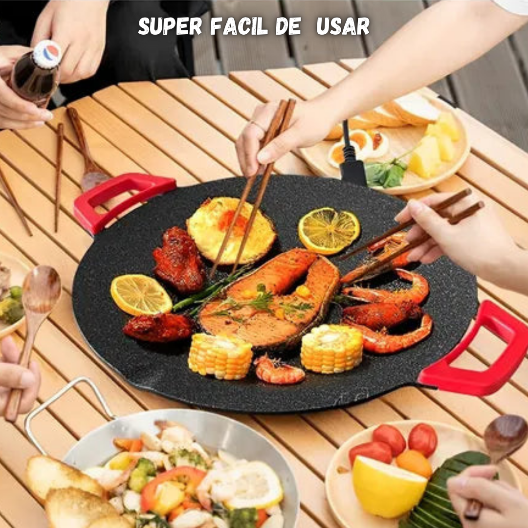 MAXGRILL® 100%ELECTRICA, PORTÁTIL Y LISTA PARA ASAR