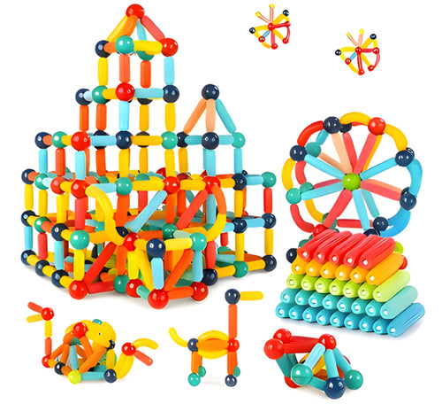 Juego de varillas de construcción Magnetic IQ™ 66 Piezas