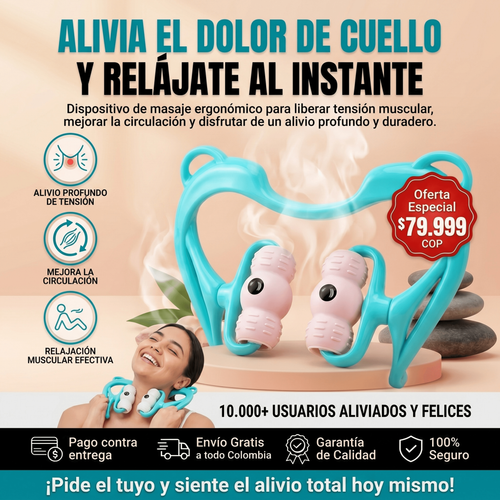 Masajeador cervical manual para cuello