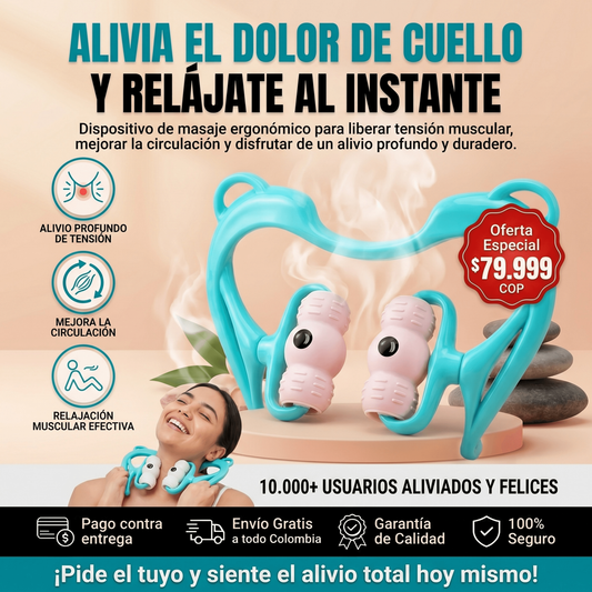 Masajeador cervical manual para cuello