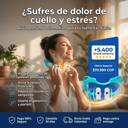 Masajeador cervical manual para cuello