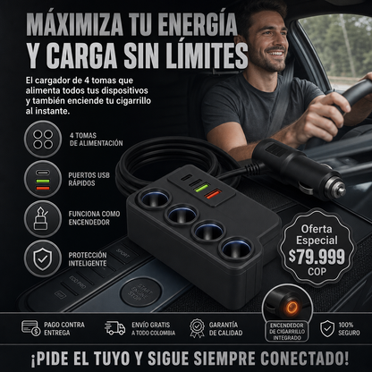 Cargador De Coche V4 DDD