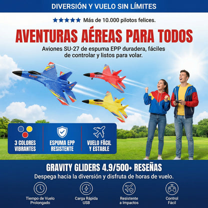 Avión Planeador Control Remoto Acróbata