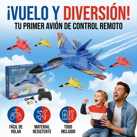 Avión Planeador Control Remoto Acróbata