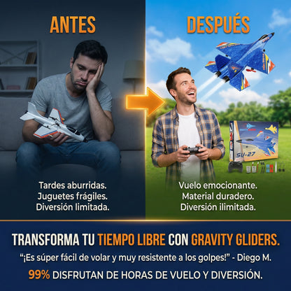 Avión Planeador Control Remoto Acróbata