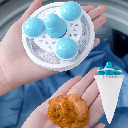 🧺 ¡COMPRA 1 Y LLÉVATE 2 GRATIS! 🧼 Bolsa flotante de malla para pelusa: atrapa el pelo y la pelusa, reutilizable y protege la lavadora